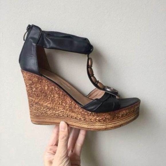 Black platform / wedges - Picture 5 of 6